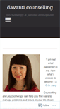 Mobile Screenshot of davanticounselling.com
